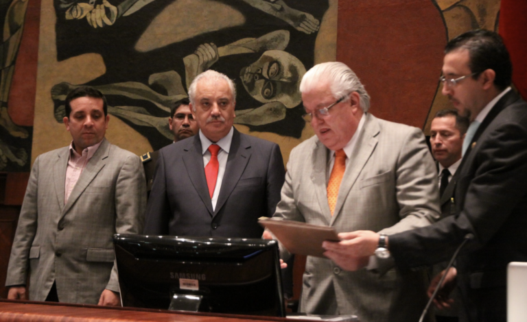 $!Galo Chiriboga fue posesionado como fiscal general en la Asamblea controlada por el correísmo. Antes de correr por el cargo fue Ministro de Trabajo y Embajador en España, durante el gobierno de Rafael Correa.