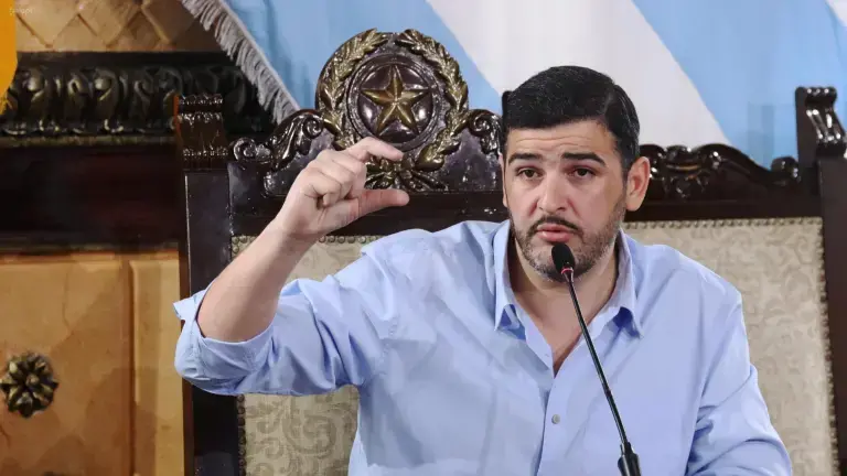 El alcalde de Guayaquil, Aquiles Alvarez.