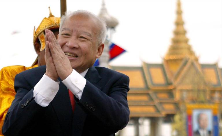 $!Norodom Sihanouk fue coronado rey en 1941 y mantuvo algún tipo de poder durante 60 años en Camboya.
