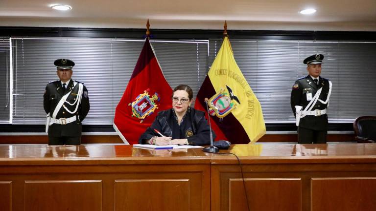 La jueza de la Corte Nacional de Justicia, Daniella Camacho.
