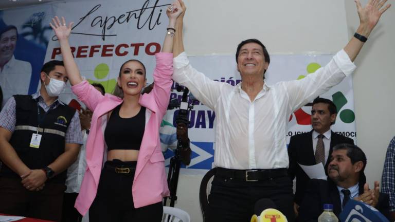 María Fernanda Ríos se lanza como candidata junto a Nicolás Lapentti: buscan la Prefectura del Guayas