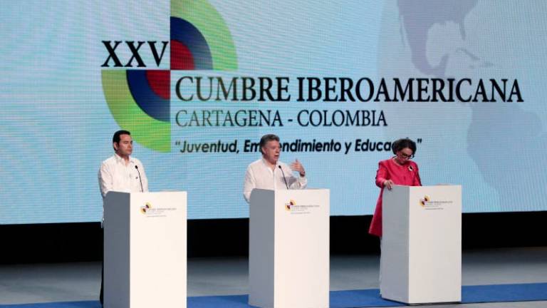 Cumbre Iberoamericana pide a Colombia paz con &quot;urgencia&quot;