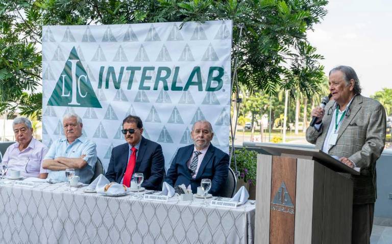 $!José Guevara Aguirre, presidente ejecutivo de Interlab, durante la inauguración del nuevo laboratorio.