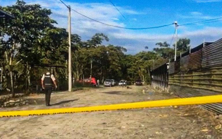 $!El lugar del crimen.