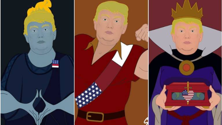 Así se ve Donald Trump como los villanos de Disney