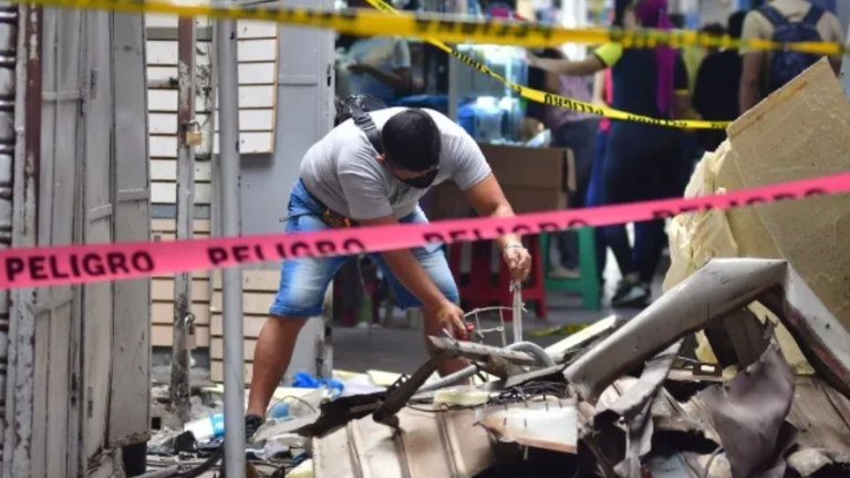 Nuevas explosión en calles Noguchi y Calixto Romero causa pánico en Guayaquil. Foto referencial.