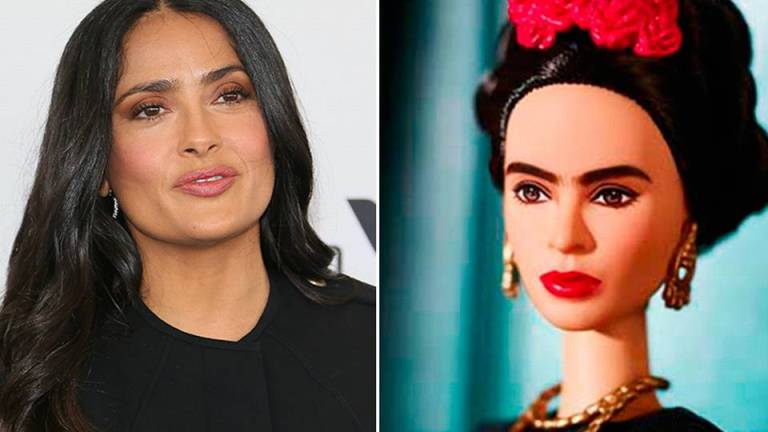 Salma Hayek reacciona tras edición de muñeca de Frida Kahlo