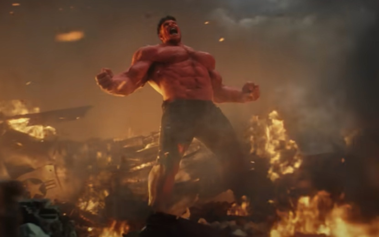 $!El presidente Thadeus Ross transformándose en Red Hulk.