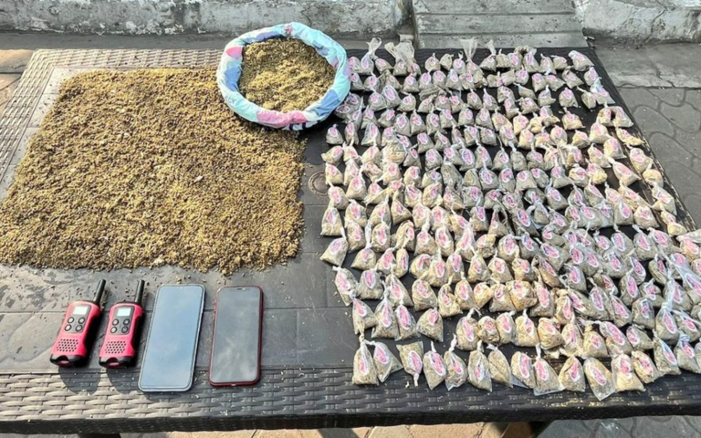 $!Los indicios hallados dentro de la vivienda.