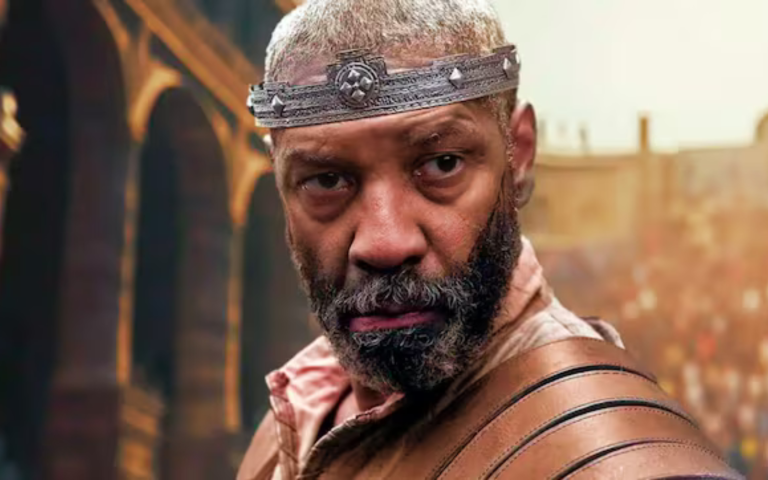 $!Macrinus, el personaje interpretado por el veterano actor Denzel Washington, doble ganador de una estatuilla Óscar.