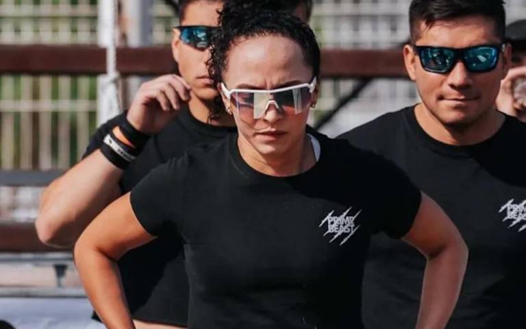$!Nayeli durante otra competencia de fitness.