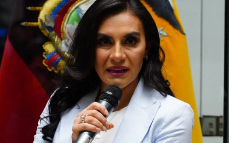 $!Fotografía de archivo de la vicepresidenta de Ecuador, Verónica Abad.