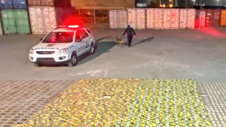 Decomisan en Guayaquil más de una tonelada y media de cocaína que iba a España