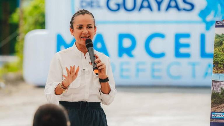 Marcela Aguiñaga defendió su gestión en Guayas antes de dejar la Prefectura