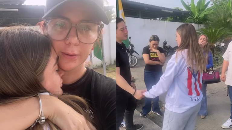 Krystel Chuchuca queda en libertad tras incidente en el Complejo Judicial de Samborondón
