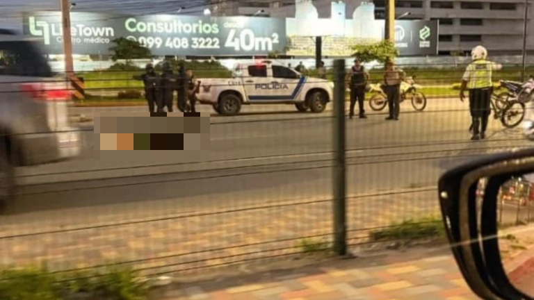 Ataque armado en La Aurora deja un hombre asesinado en la avenida León Febres-Cordero