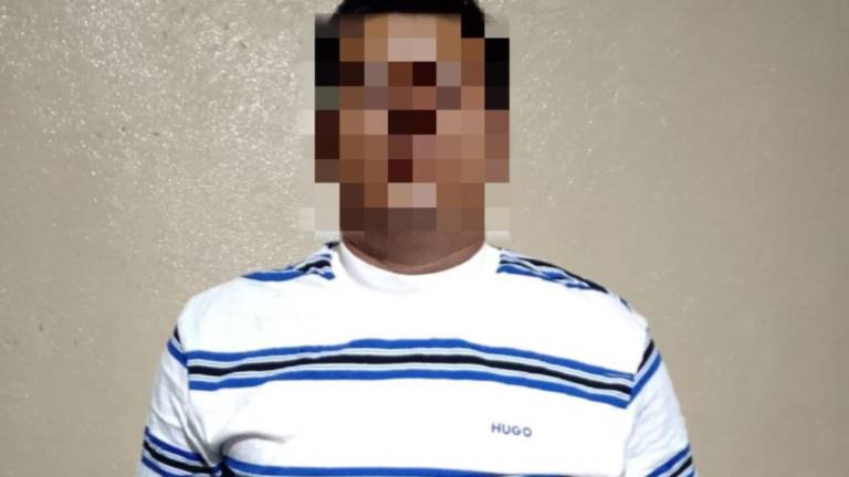 Fotografía que las autoridades difundieron de Luis V., alias “Yuca”, tras su captura.