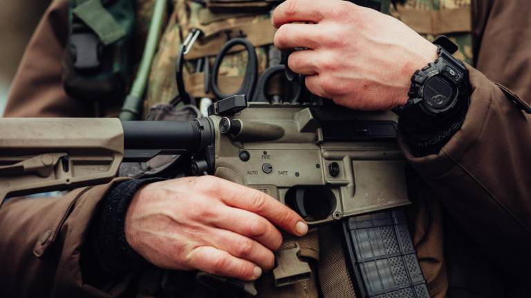 Fotografía referencial de un militar.