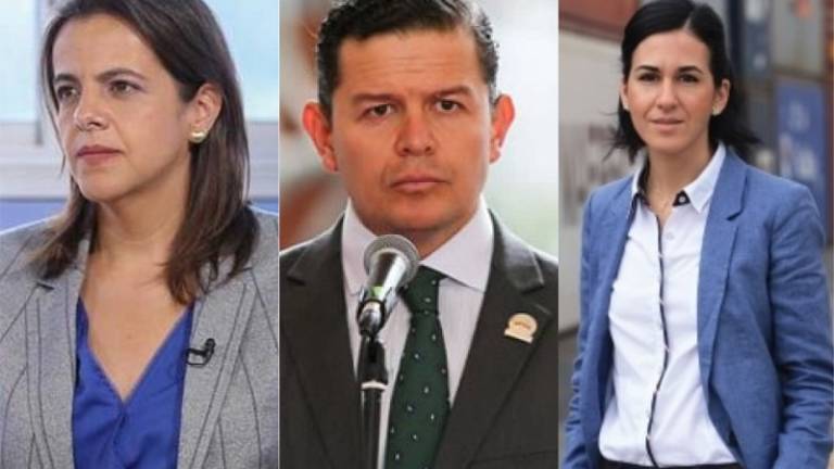 María Paula Romo, Juan Sebastián Roldán y María Alejandra Muñoz integran la terna para ocupar el cargo en la Vicepresidencia