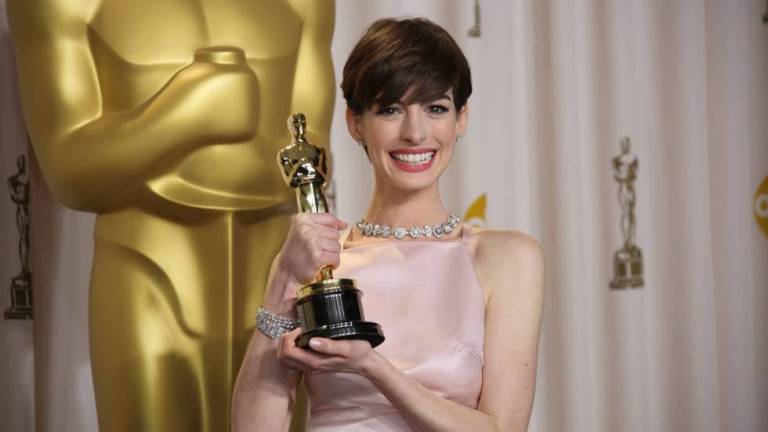 Anne Hathaway recuerda cuando ganó el Oscar: &quot;Traté de fingir que estaba feliz&quot;