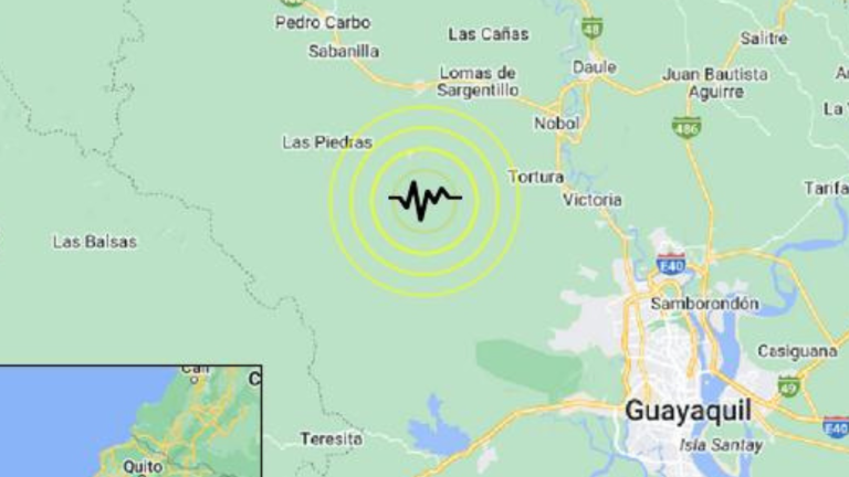 Un temblor se registró en Guayas durante la noche de este miércoles 10 de abril