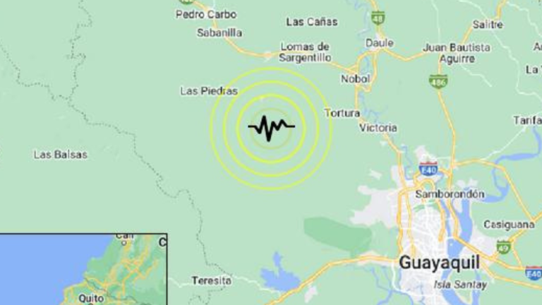 Un temblor se registró en Guayas durante la noche de este miércoles 10 de abril