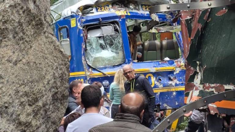Al menos 15 heridos por choque entre dos trenes en vía a Machu Picchu
