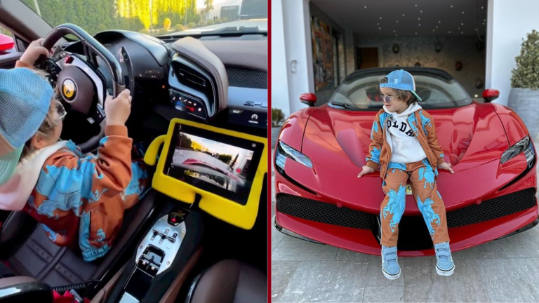 VIDEO: El niño turco que se ha vuelto famoso en Instagram por conducir autos y motos de lujo