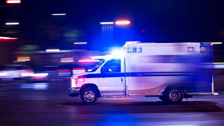 Fotografía referencial de una ambulance.
