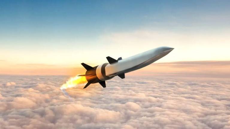 Un render del misil publicado por Raytheon, la empresa que diseñó el arma