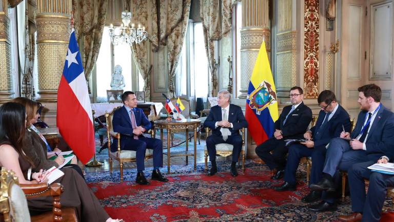 El presidente entrante de Chile, José Antonio Kast, mantuvo este martes una reunión bilateral con el presidente de Ecuador, Daniel Noboa.