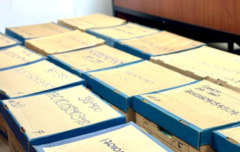 $!Cajas de documentos que corresponden al caso Blanqueo Fito.