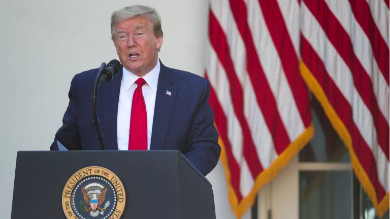 Trump sobre aumento de desempleo: "Todos esos empleos volverán pronto"