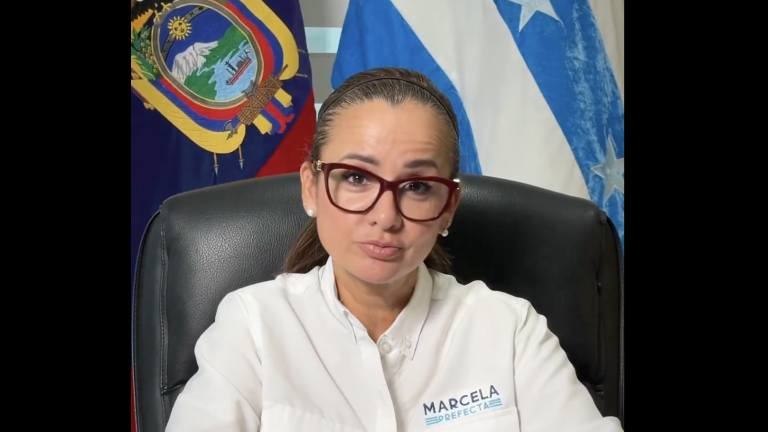“La notificación no contiene un análisis técnico, manifestó la prefecta del Guayas, Marcela Aguiñaga.