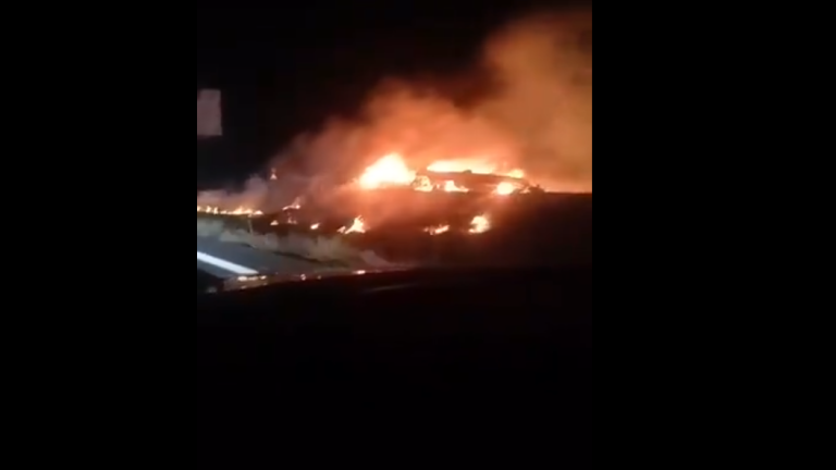 VIDEO: Avión militar se estrelló en Ucrania