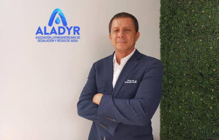 $!Eddie Cevallos, representante técnico de ALADYR en Ecuador y CEO de las empresas Aquaysistemas y Proquimarsa.