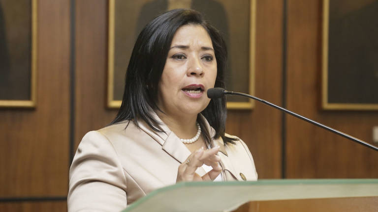 Dictan arresto domiciliario y otras medidas cautelares contra asambleísta Karina Arteaga por presunta concusión