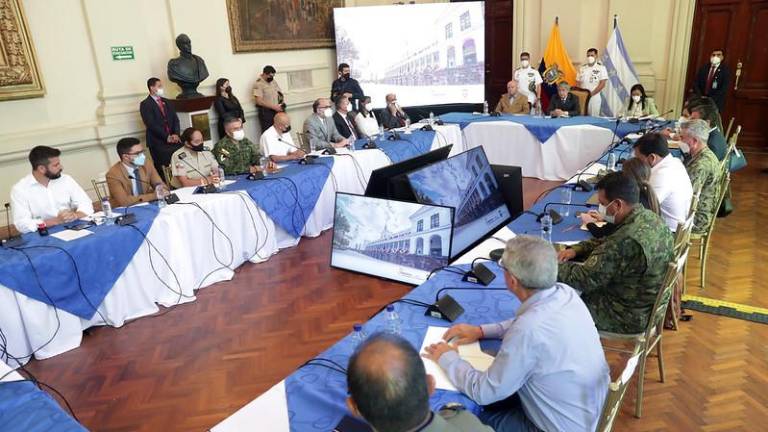 Lasso instala reunión reservada por problema de seguridad ciudadana y la crisis carcelaria