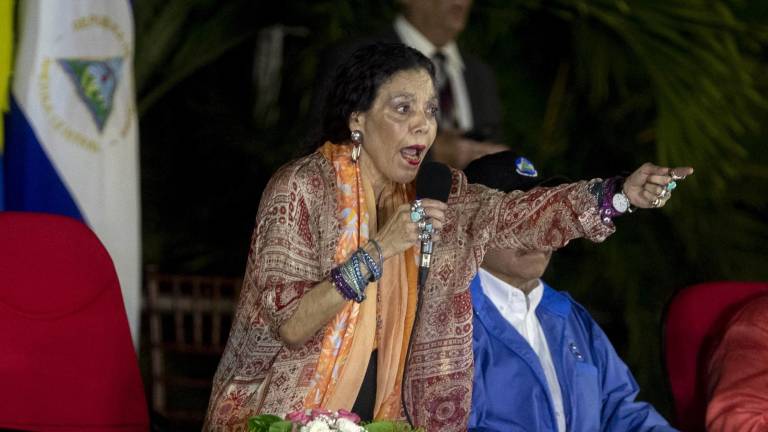 Vicepresidenta de Nicaragua dice que protestas contra Ortega no volverán jamás