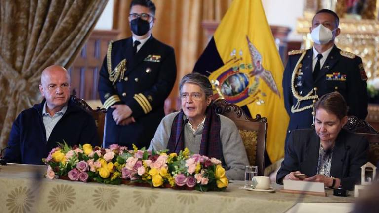 Reunión de Lasso con las máximas autoridades del Estado para analizar la crisis carcelaria