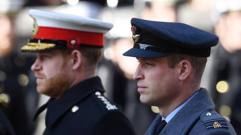 Así fue el reencuentro de Guillermo y Enrique durante el funeral del duque de Edimburgo