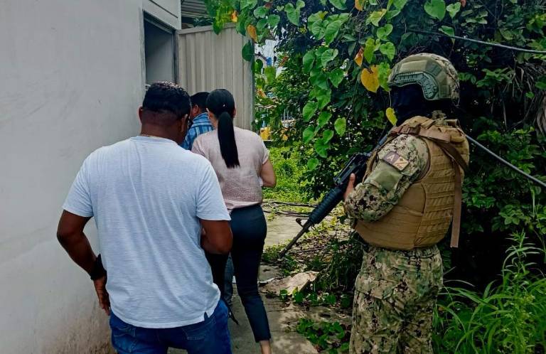 $!Fotografía tomada durante el operativo en Esvial-EP.