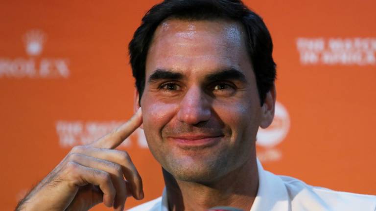 El reto en redes sociales de Roger Federer