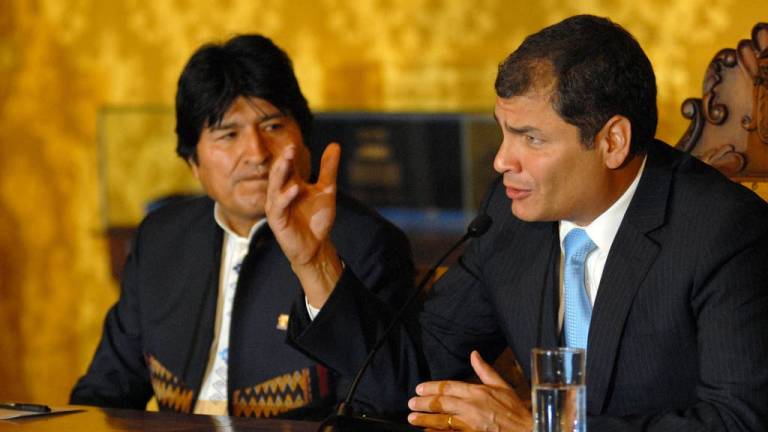 Correa: triunfo de Evo Morales es &#039;&#039;otro golpe a la restauración conservadora&#039;&#039;
