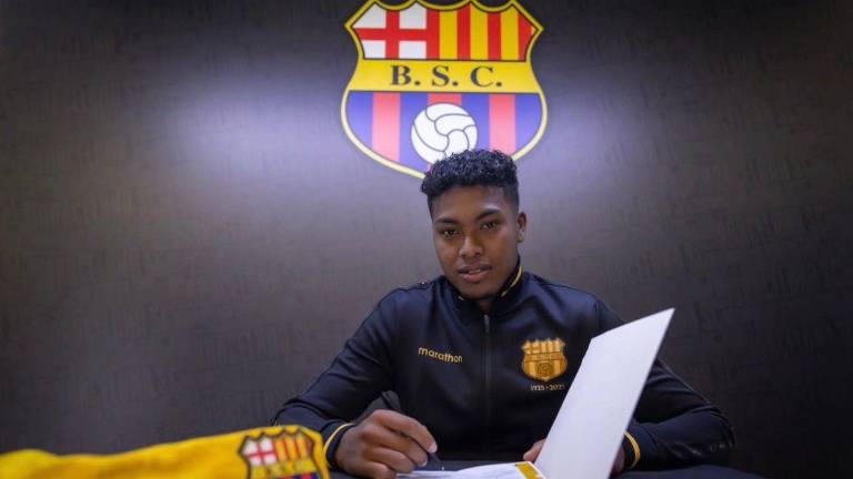 Jean Carlos Montaño, jugador de Barcelona SC.
