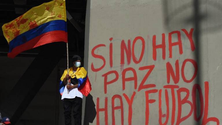 Los hinchas que tumbaron en las calles la Copa América en Colombia