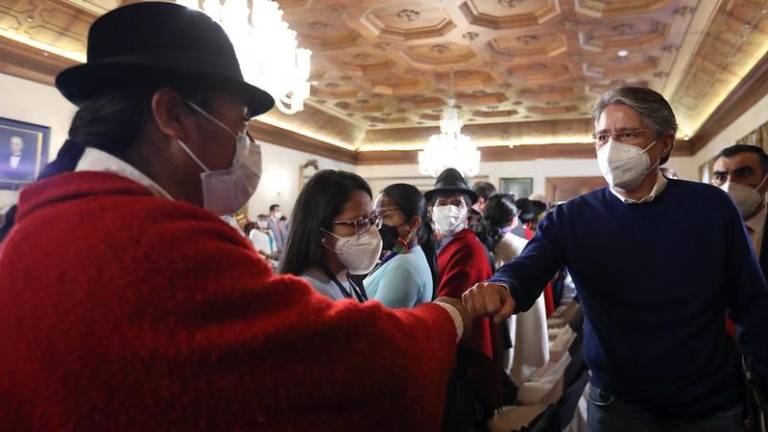 Lasso acusa a Leonidas Iza de anarquista: hay que enfrentarlo con la Constitución y la ley