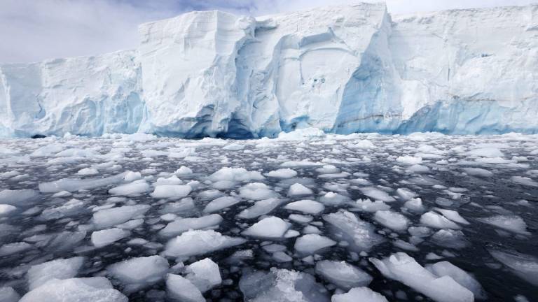 El cambio climático desintegra dos grandes glaciares en la Antártida