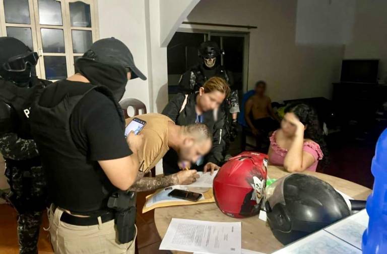 $!Detienen a alias 'Junior' y 'Titi', cabecillas de la banda criminal 'Los Lobos'