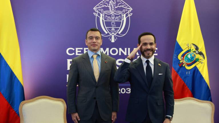 Daniel Noboa y Abelardo De la Espriella.